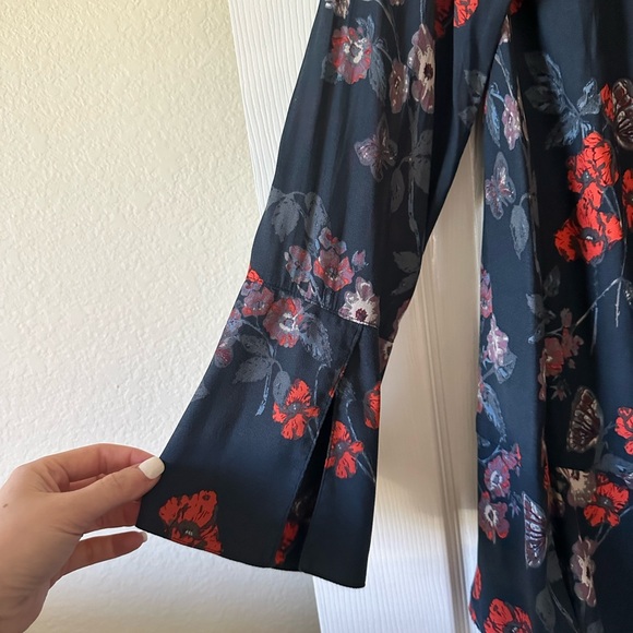 Free People Floral So Fine Smocked Tunic Blouse - Picture 5 of 5